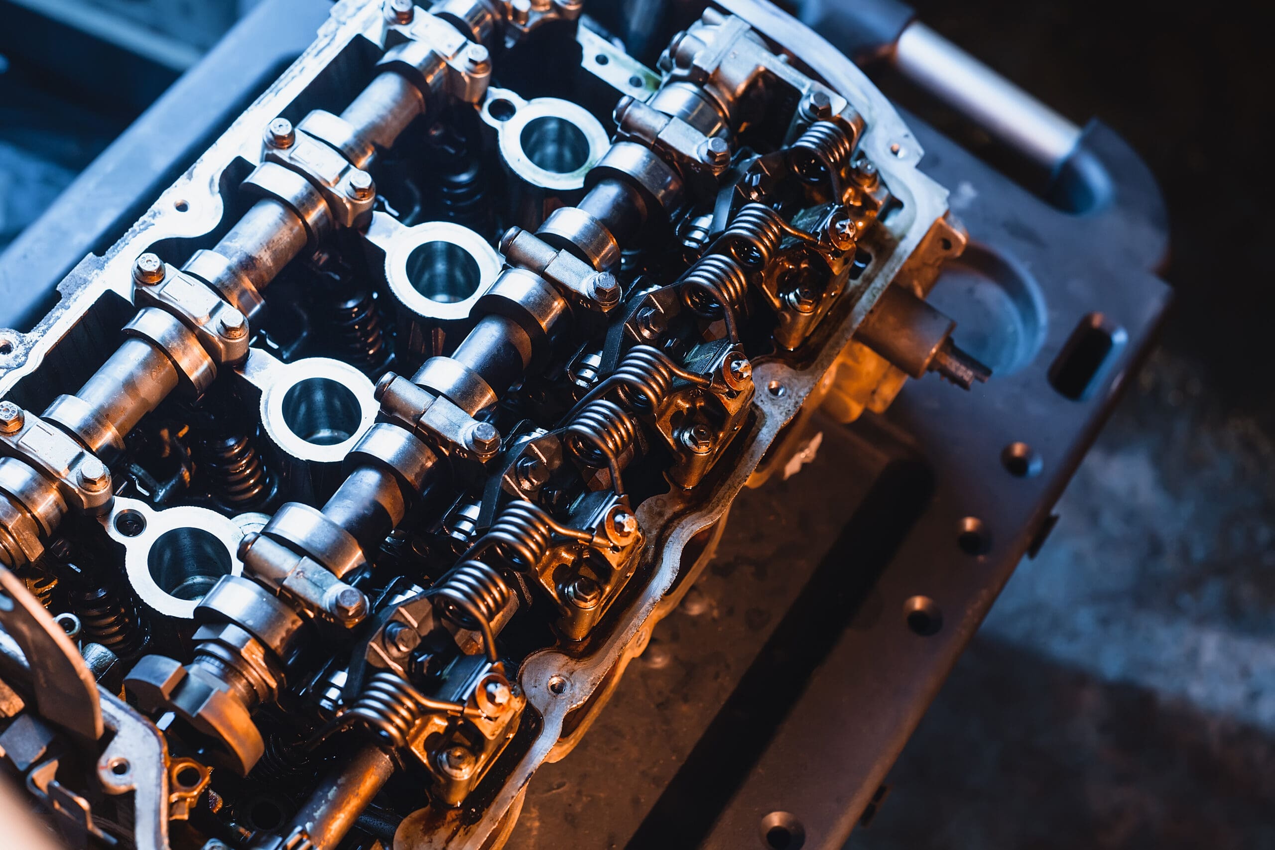 car engine cylinder head repair.